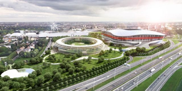 Het Eurostadium in Brussel