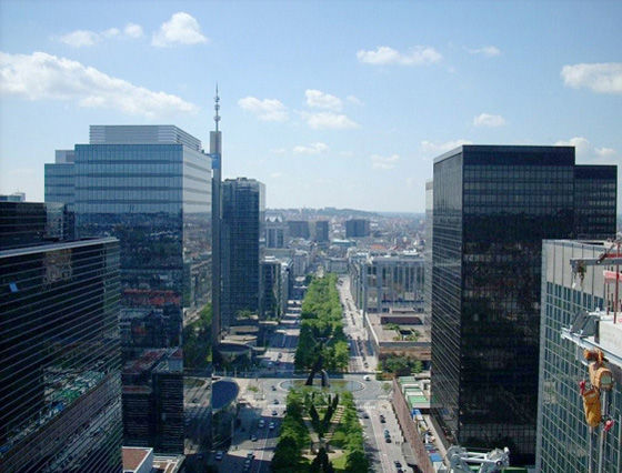 Brussels office space rental in north district