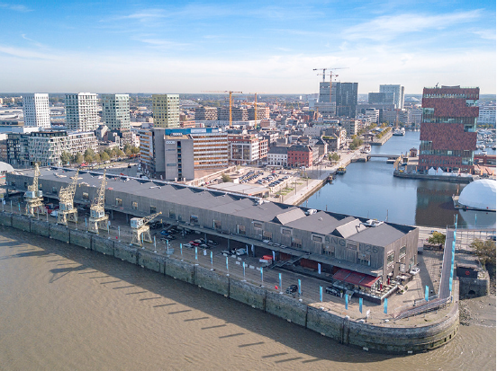 Loft kantoren te huur op het Eilandje in Antwerpen
