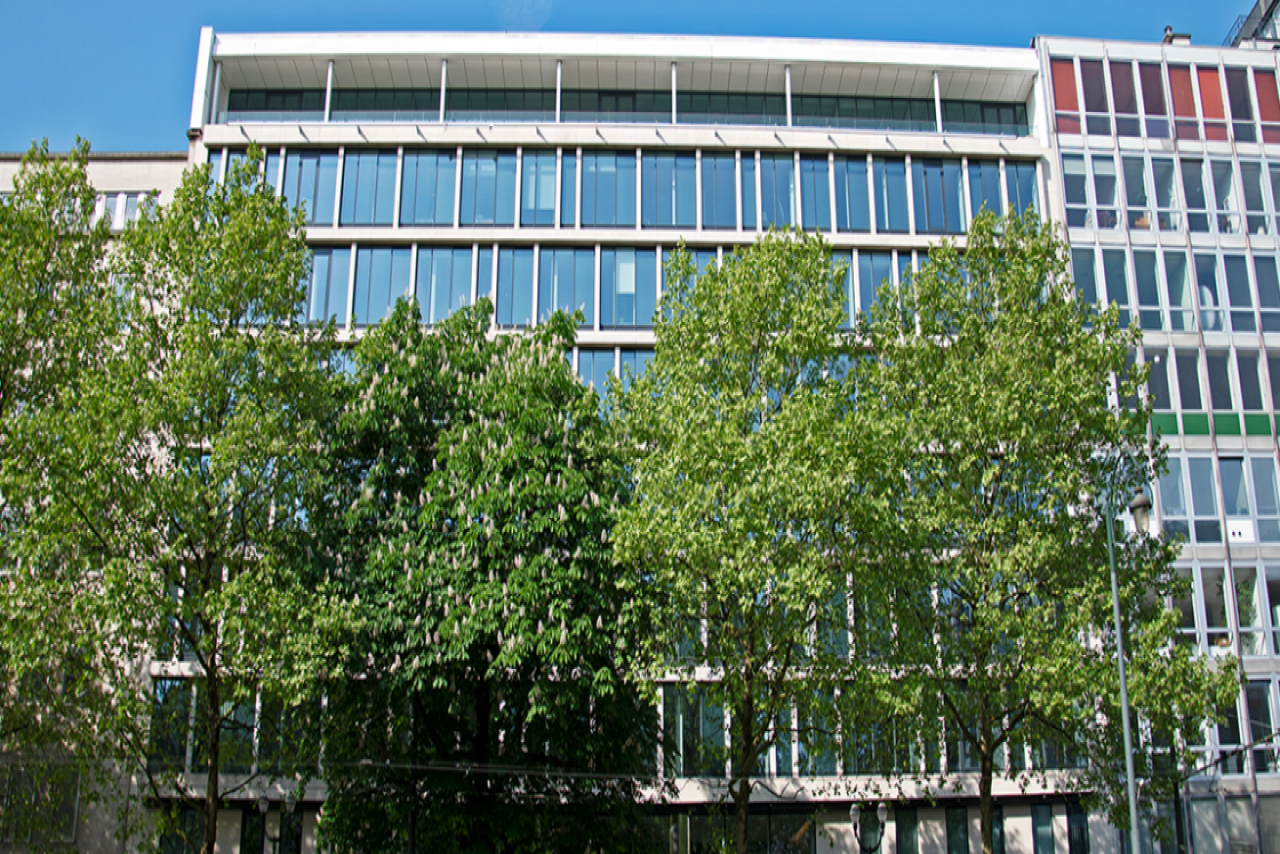 Bedrijvencentrum op de Louizalaan in Brussel