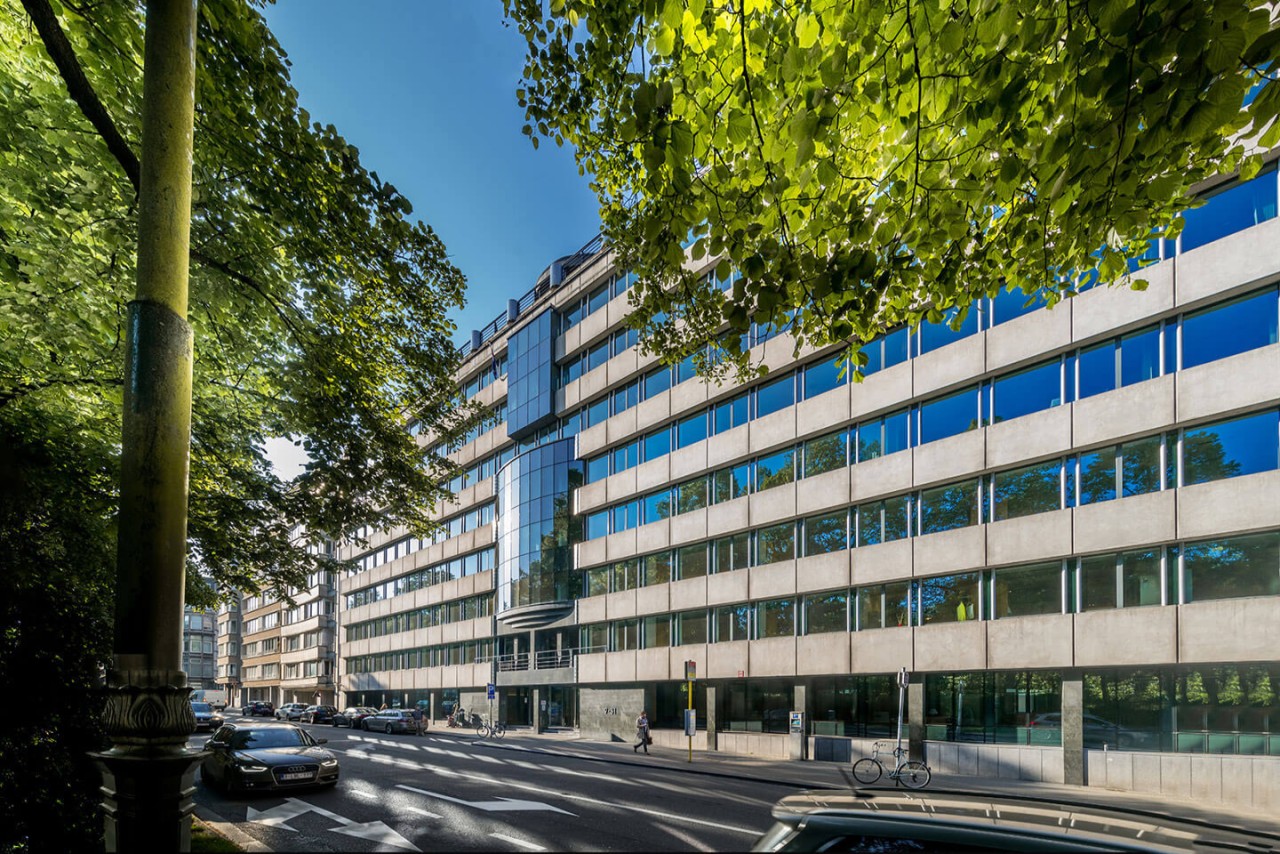 Offices to let at Cinquantenaire park in Brussels